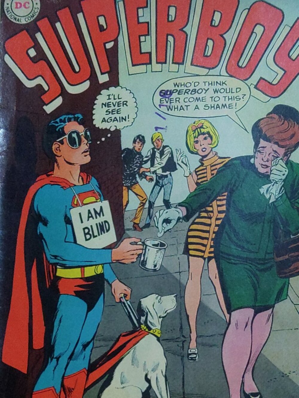 Vintage Copy of Superboy Issue #154 Published in 1969